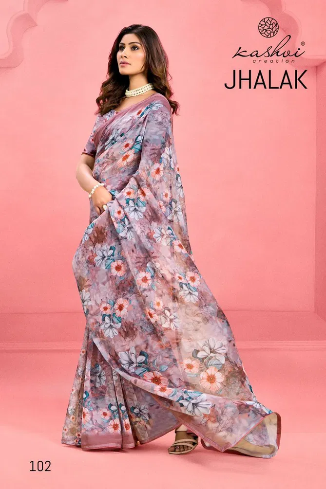 Jhalak By Kashvi Weightless Printed Wholesale Sarees Wholesale In India